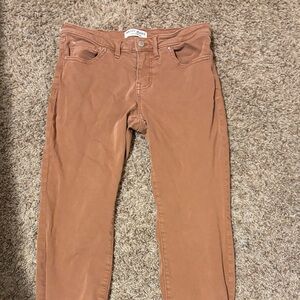 Mauve-Tone Skinny Jeans - Rust/Copper